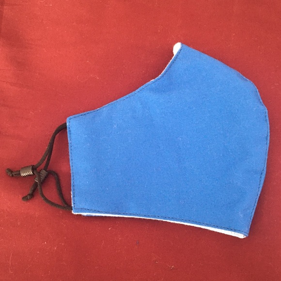 Electric Blue, Solid quality face mask - Picture 2 of 5